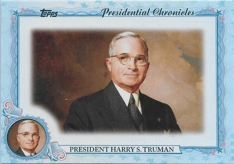  2015 Topps Archives Presidential Chronicles #PCHST Harry S. Truman