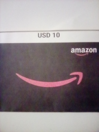 Amazon e-gift card for $10.00