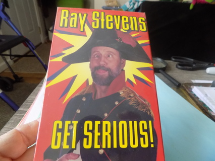 New Sealed Mint Conditon Never been opened Ray Stevens Get Serious VHS