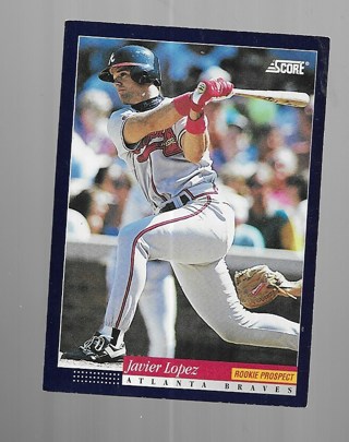 1994 SCORE JAVIER LOPEZ ROOKIE #620