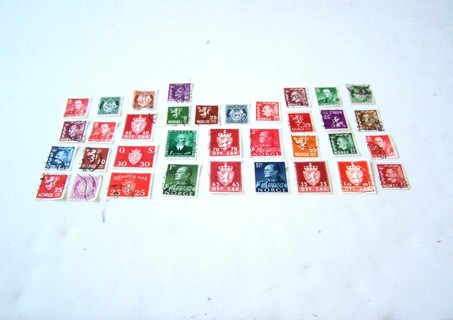 Norway Postage Stamps used set of 35