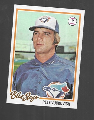 1978 TOPPS PETE VUCKOVICH #241