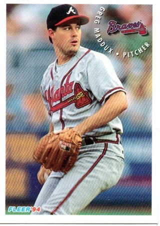 1994 Fleer Sunoco Greg Maddux