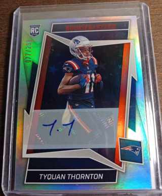 2022 Rookies and Stars Signatures Tyquan Thornton #d 077/299