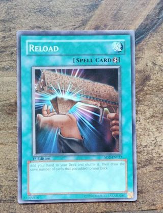 Yu-Gi-Oh Card 1st Edition Reload