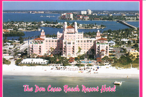 Vintage Postcard Don Cesar Beach Resort Hotel, FL