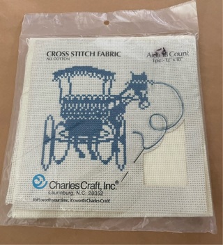 Cross-stitch fabric 