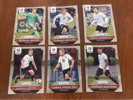 2016 Panini Prizm euro soccer lot