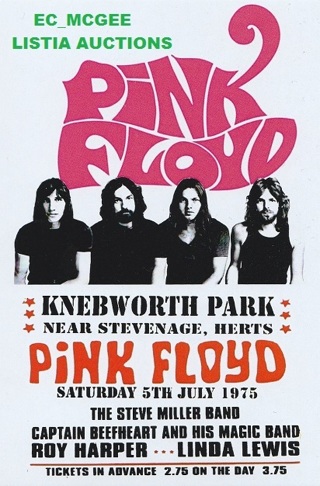 PINK FLOYD POSTCARD SIZE CLASSIC ROCK POSTER