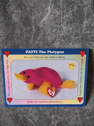 Beanie Babies Trading Card # 5