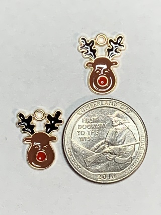 CHRISTMAS CHARMS~#75~SET OF 2 CHARMS~FREE SHIPPING!