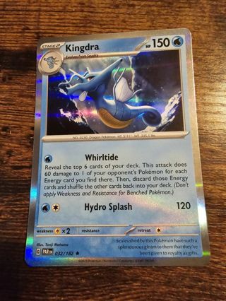 Pokemon Kingdra holo rare card 032/182