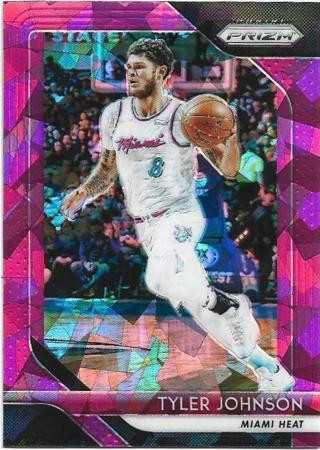 2018-19 PRIZM TYLER JOHNSON PINK PRIZM REFRACTOR CARD