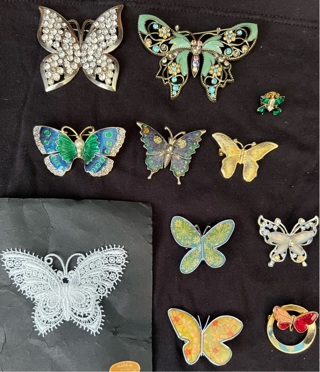 Butterfly Brooches (Choose One)