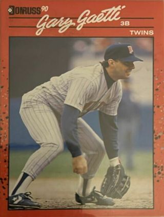 Gary Gaetti 1990 Donruss Minnesota Twins