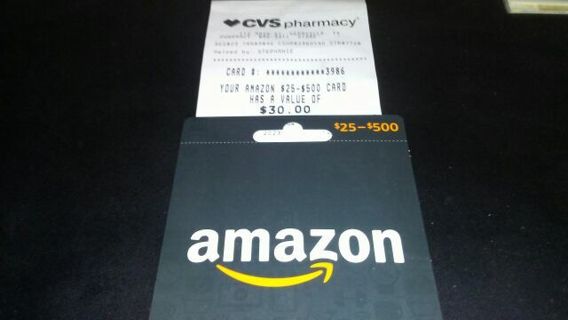 $30 AMAZON GIFT CARD. DIGITAL DELIVERY. WINNER GETS THE GIFT CODE.