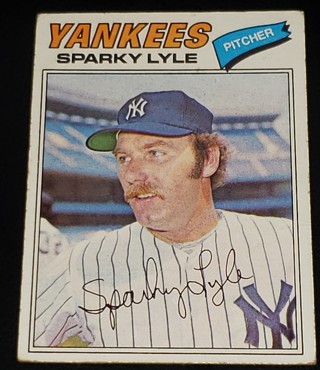 1977 ⚾ Topps # 598 Sparky Lyle New York Yankees ⚾