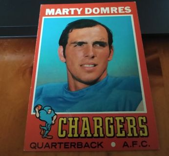 1971 Topps Marty Domres; Chargers