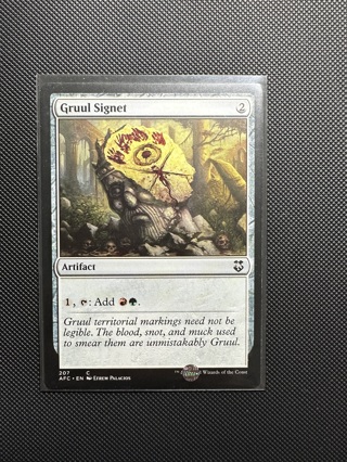 Gruul Signet Commander Magic the Gathering Card