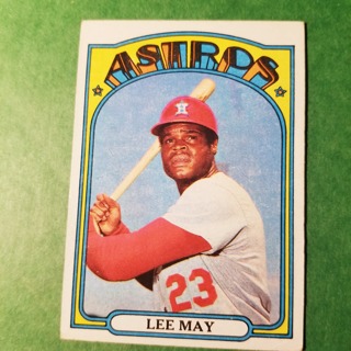 1972 - TOPPS BASEBALL CARD NO. 480 - LEE MAY - ASTROS