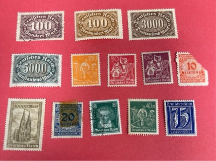 Germany stamp lot