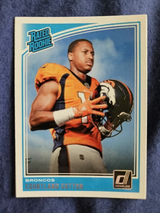 2018 Donruss Rated Rookie Courtland Sutton