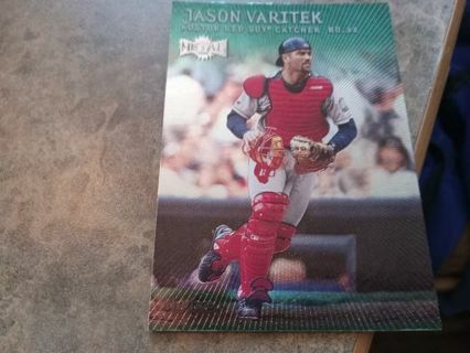 2000 FLEER METAL JASON VARITEK BOSTON RED SOX BASEBALL CARD# 14