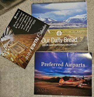 3 Calendars with Great Pictures 2024