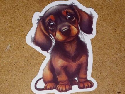 Dog Cute one nice vinyl sticker no refunds regular mail only win 2 or more get bonus