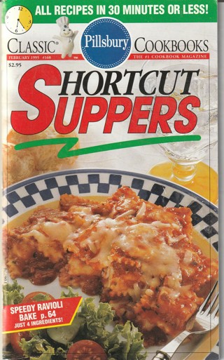 Soft Covered Recipe Book: Pillsbury: Shortcut Suppers