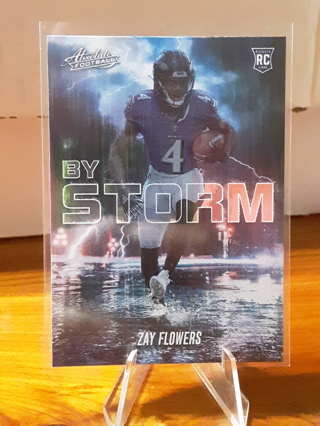 Zay Flowers 2023 Panini Absolute By Storm RC #BST-11