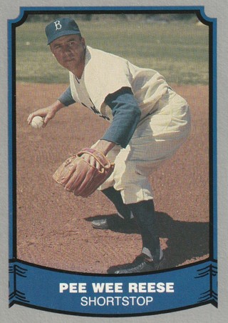 1988 Pacific Legends I Brooklyn Dodgers Baseball Card #21 Pee Wee Reese