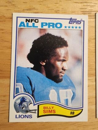 82 Topps Billy Sims #349