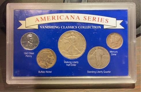 5 COIN AMERICAN SILVER* SET