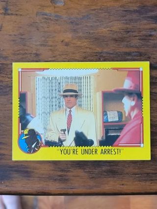 1990 Dick Tracy trading card.