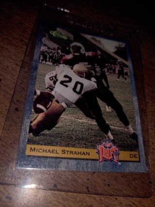 Michael Strahan Rookie NewYork giants 