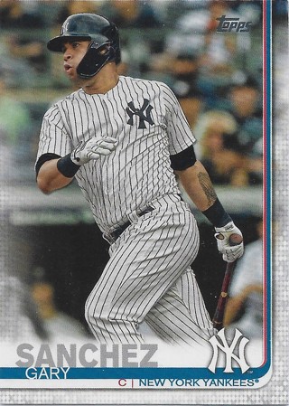 2019 Topps #353 Gary Sanchez New York Yankees