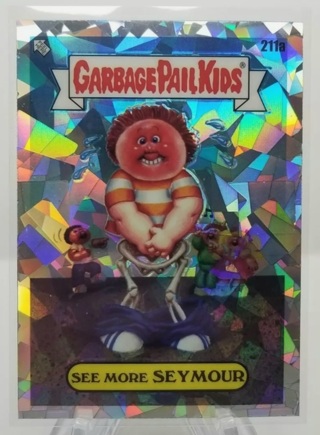 Garbage Pail Kids CHROME Series 6 - See More Seymour #211a ATOMIC Refractor