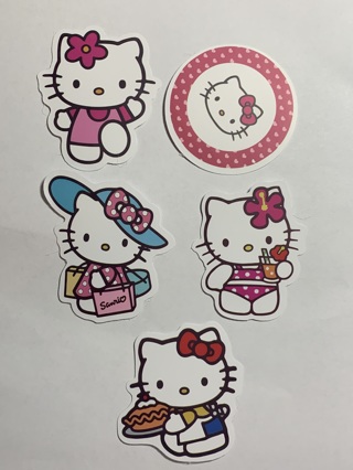 HELLO KITTY STICKERS~LOT #4~VINYL/WATERPROOF~FREE SHIPPING!