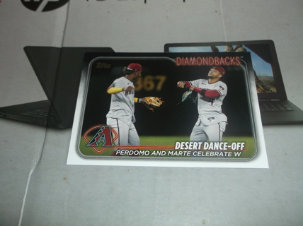 2024 Topps Series 1   Desert Dance Off    card  #   190    Arizona Diamondbacks   