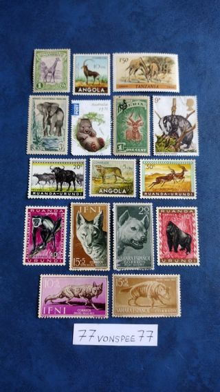 Animal stamps