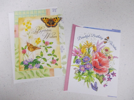 Birthday Cards with Envelopes QTY. 2