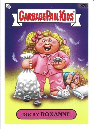 Brand New 2024 Topps Garbage Pail Kids Rocky Roxanne Sticker From the Kids At Play Set 