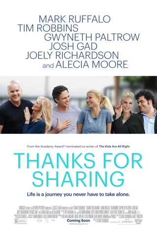 ✯Thanks For Sharing (2012) Digital Copy/Code✯