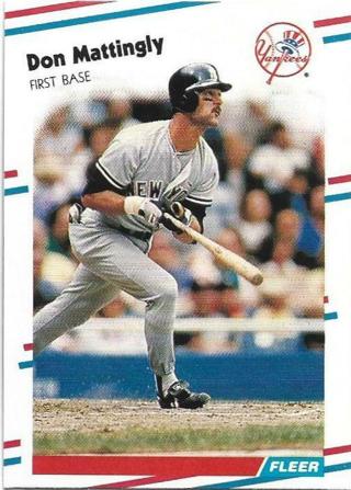 1988 FLEER DON MATTINGLY CARD