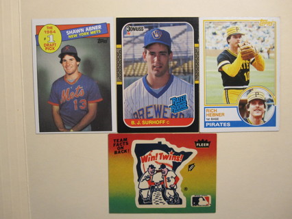Baseball Lot #495: Surhoff + vintage , sticker