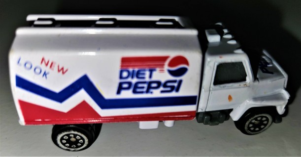 New Look miniature all-plastic Diet Pepsi delivery truck - 2 3/4" long - VG collectible condition