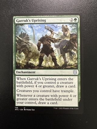 Garruk's Uprising MTG Magic the Gathering AFC NM Card