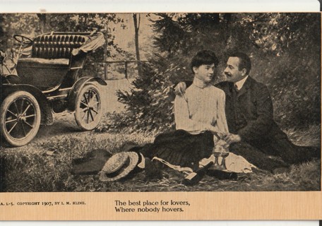 Vintage Unused Postcard: 1907 Best Place for Lovers
