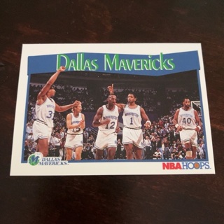 1991-92 NBA Hoops - [Base] #279 Dallas Mavericks Team